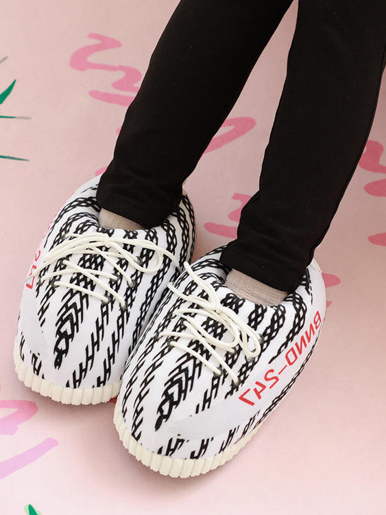 lazy yeezy home slippers