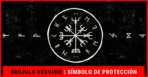 Brazalete Vikingo Vegvísir Símbolo de Protección y Brújula Vikinga