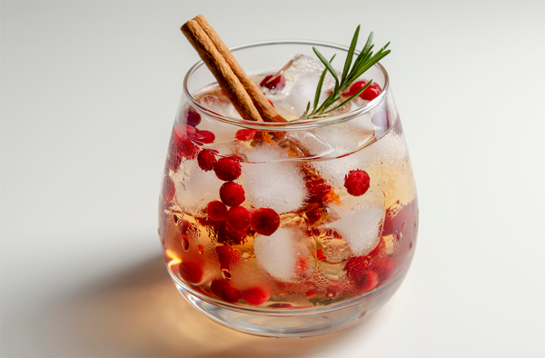 White Christmas Sangria, made with Tanglewood Winery's Traminette wine
