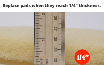 FiberPlus Measure Pad Wear