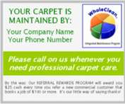 carpet cleaning supply, marketing system, commercial carpet cleaning