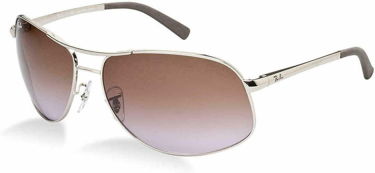 Ray Ban RB3387 003/68 64MM Sunglasses Silver/ Purple Violet Lens 64mm –  