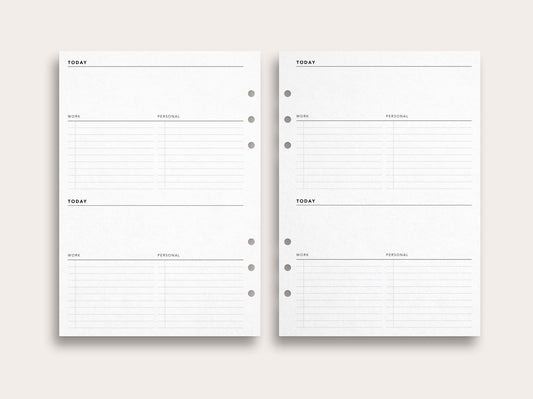 Printable Daily Planner No. 9 - Professional Work Planner – Puffin