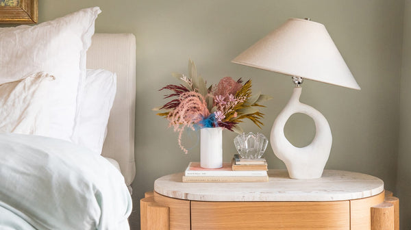 Dried Flowers in Bedroom 