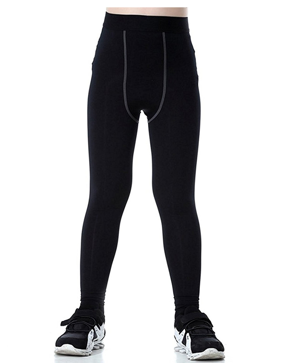 Boy's Training Leggings Slim Fit Pants Elastic Waist Quick - Temu United  Arab Emirates