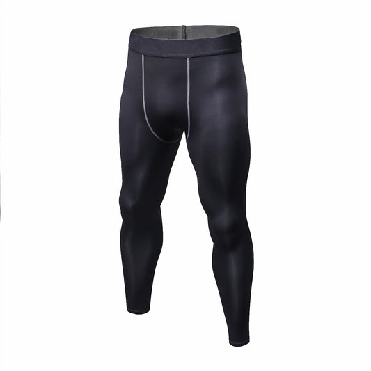 Men Compression Leggings Male Workout Football Pants with Pockets