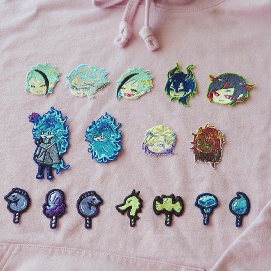 Fruit Anime Embroidery Iron On Pins & Patches
