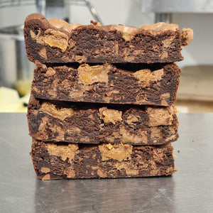 Double Chocolate Rolo Cookie Bar