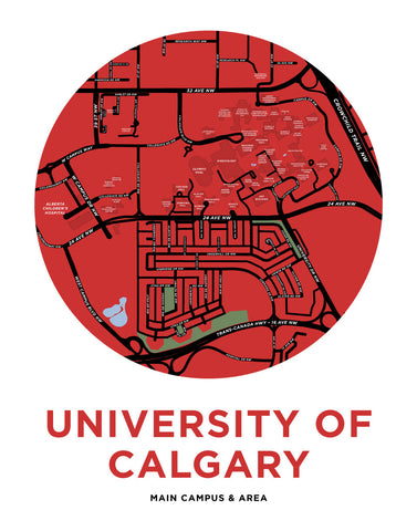 Campus Maps Jelly Brothers   Calgary UofC Large 