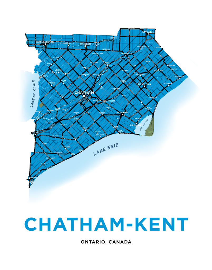 Chatham Kent England Map