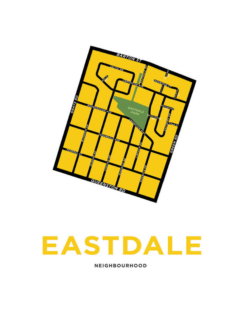 Eastdale Neighbourhood Map – Jelly Brothers