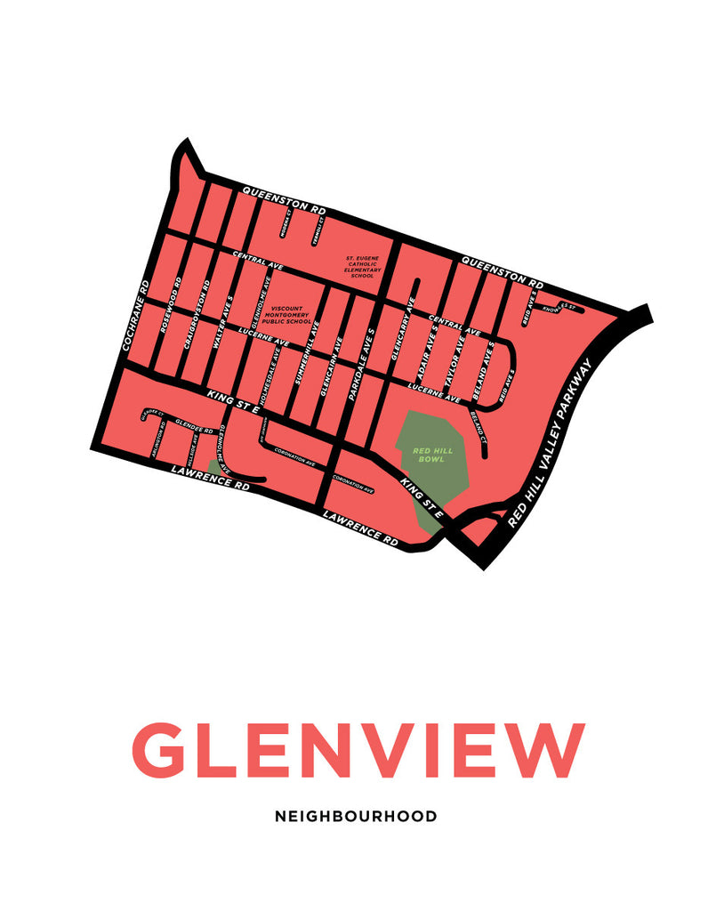 Glenview Neighbourhood Map Jelly Brothers