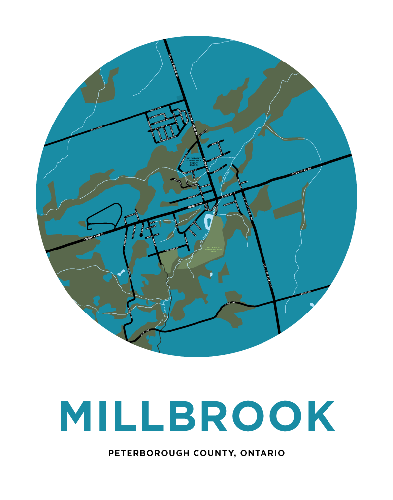 Millbrook Map Print Jelly Brothers   Millbrook 1024x1024 