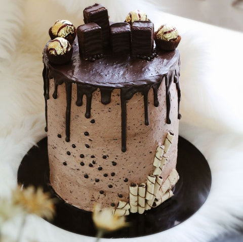 cake-with-chocolates-on-it
