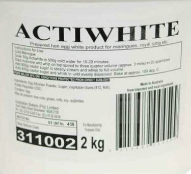 ACTIWHITE EGG WHITE POWDER 500G | Cake Decorating Central