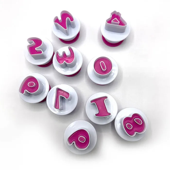 Plunger Letters and Numbers Cutter Set – Cakers Paradise