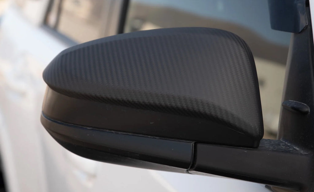 Carbon Fiber Mirror Cap Overlay for 4Runner 2014-2023