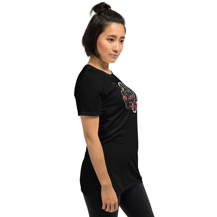 womens short sleeve cartoon  T-Shirt - firstverseapparel