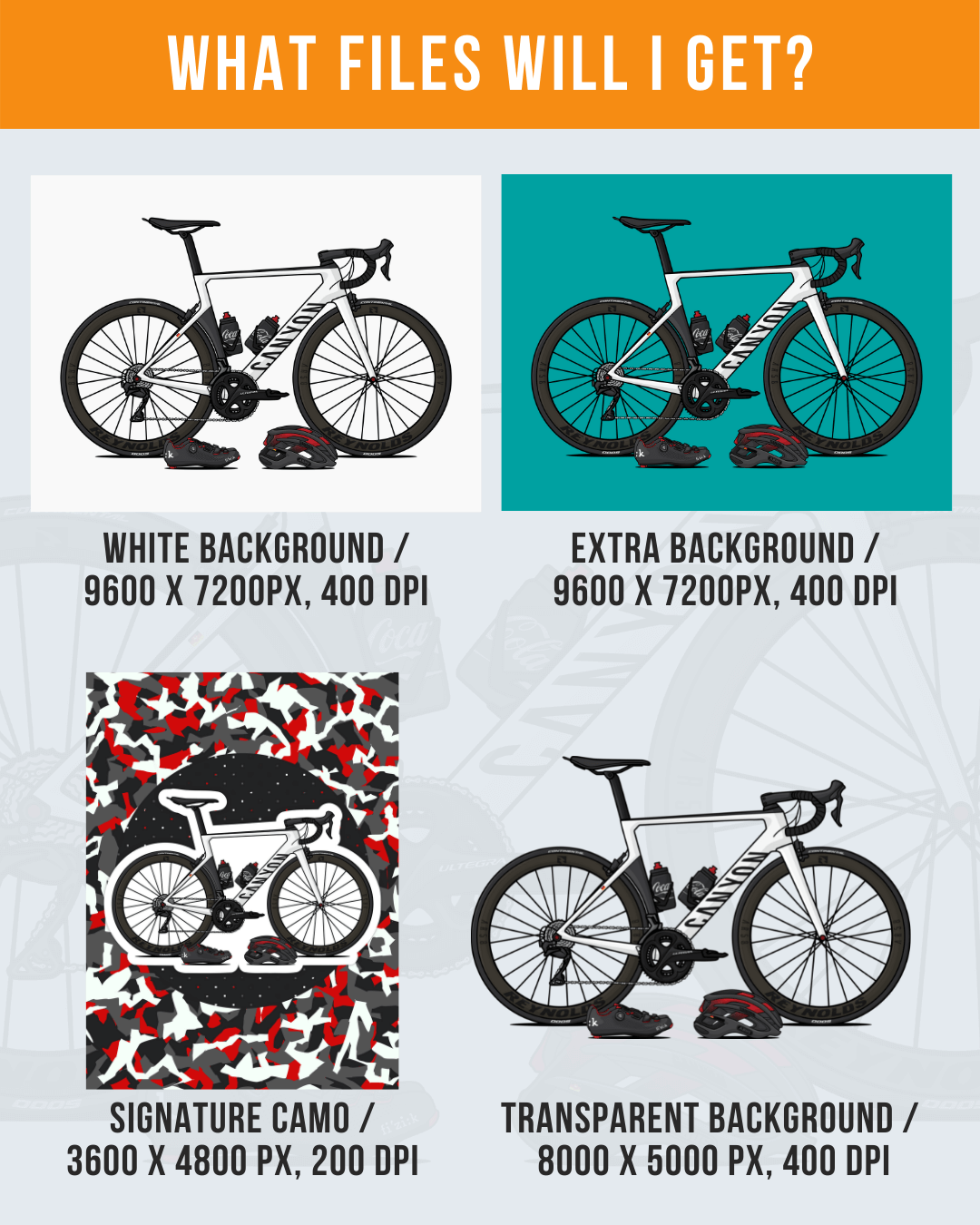 Draw My Bike + Gear | Personalized Digital Artwork – Stand Out Bikes