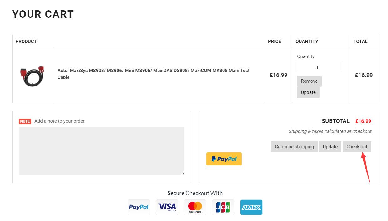 How To Purchase An Order By Credit Card On AutelDiag.Co.Uk?