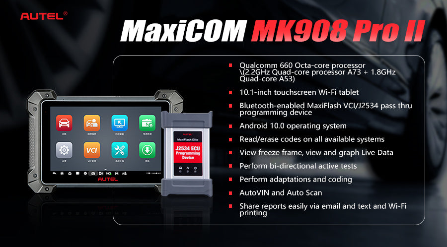 Autel MaxiCOM MK908 Pro II Diagnostic Scanner