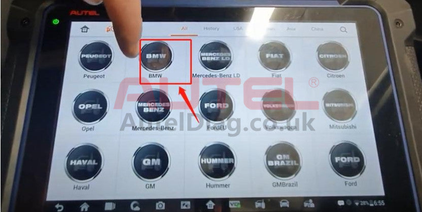 How to Add key for BMW F10 CAS4/CAS4+ with Autel MaxiIM IM608