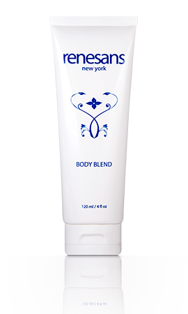 Tube of Renesans NY Body Blend skincare for the body