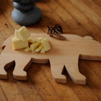 big wooden cutting board