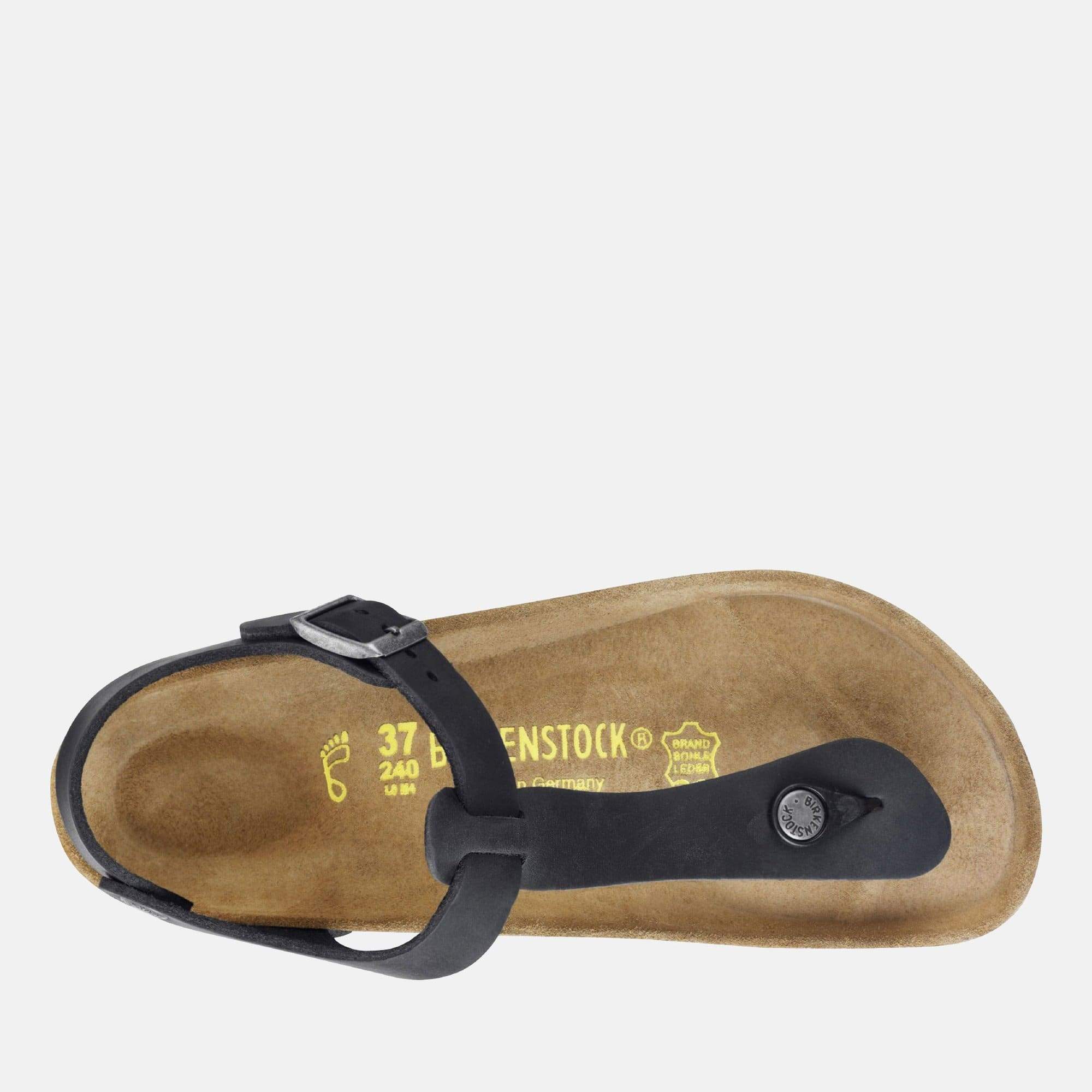 birkenstock kairo oiled leather black