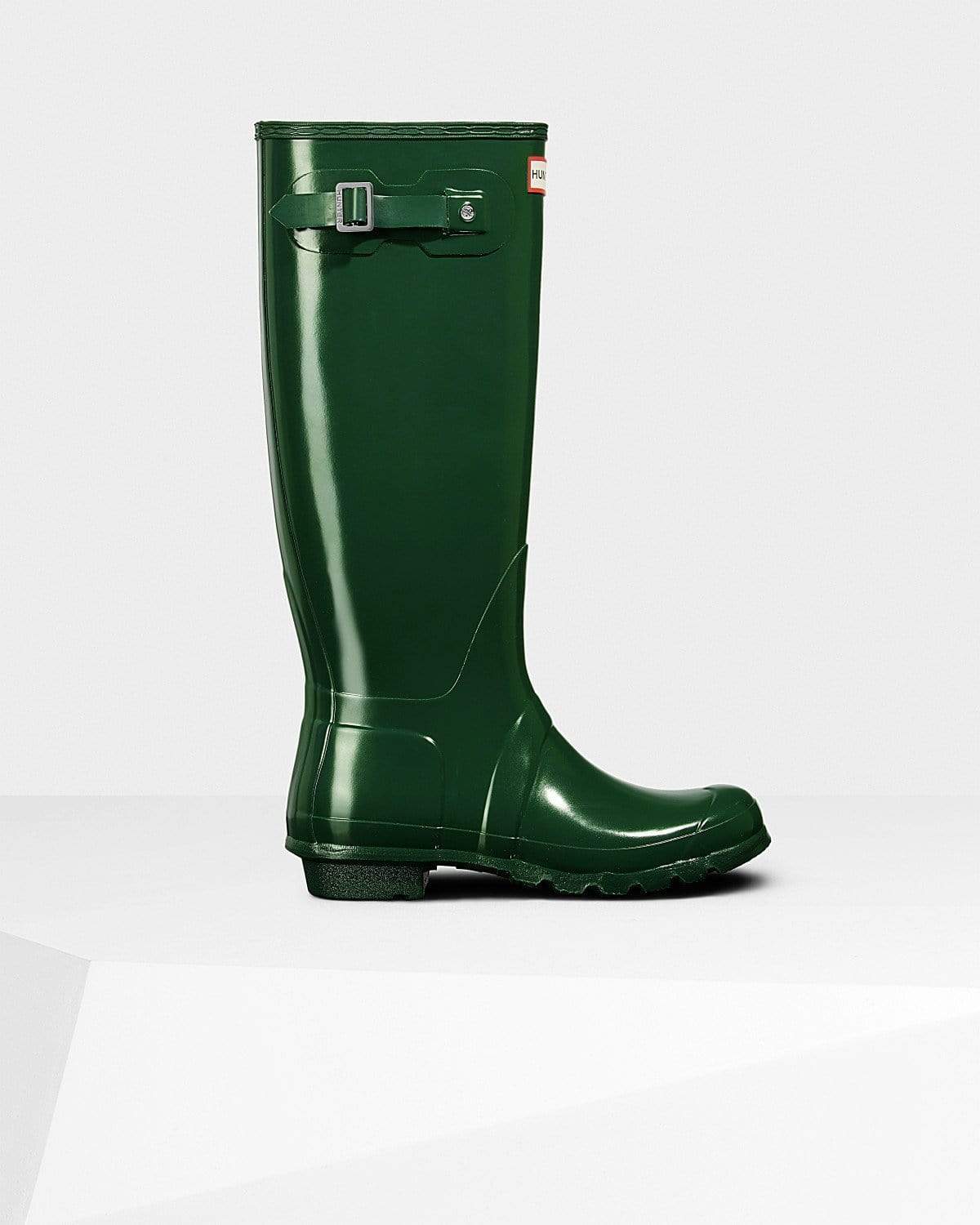 hunter green tall boots
