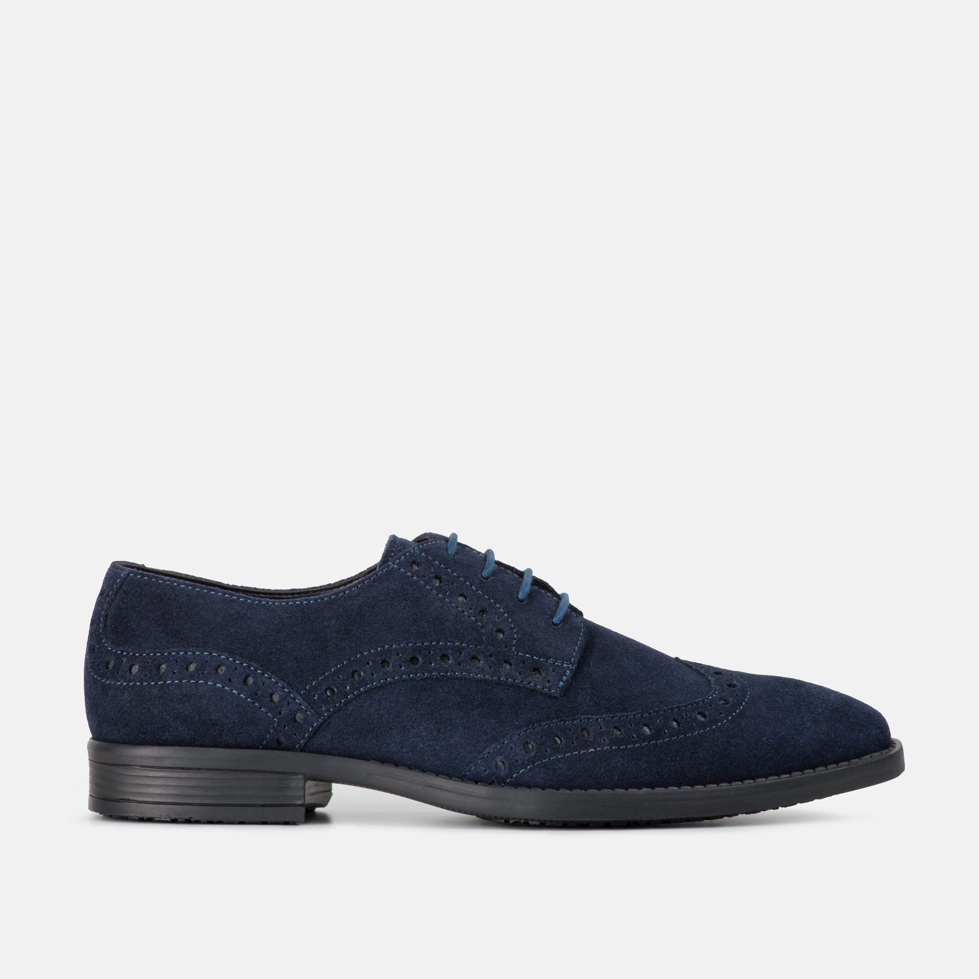 navy suede oxford shoes