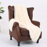 Shaggy Super Soft Coral Fleece Blanket Warm Cozy Bedding Blanket Fluffy Sofa Bedding Airplane Hotel Throw Sofa Pillowcases Sale