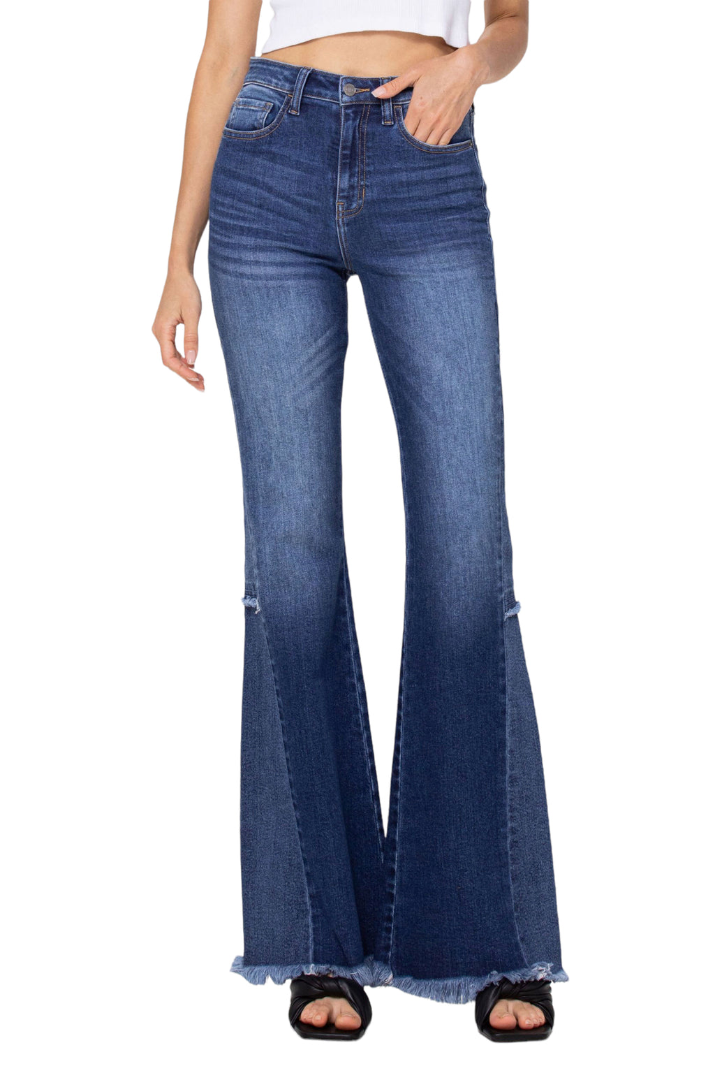 Gemmalee High-Waisted Flare Jeans – RanchitoBoutique