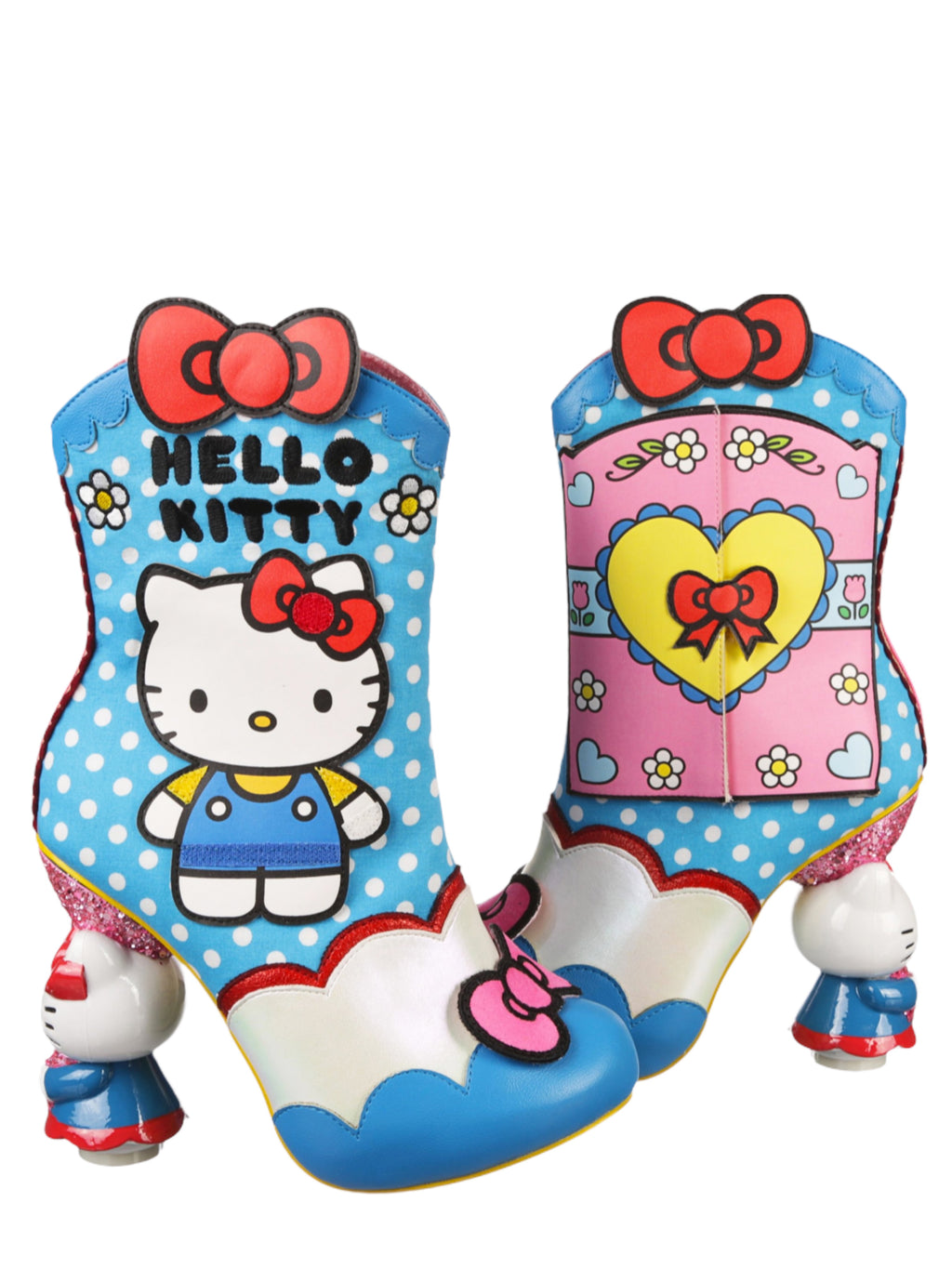 IRREGULAR CHOICE Hello Kitty's You Crack Me Up High Top Sneaker  4125-29A-YEL - Shiekh