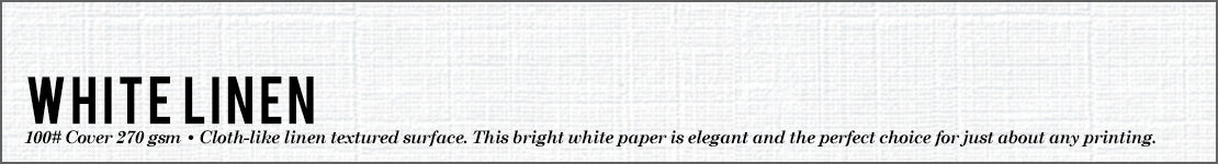 White Linen Paper