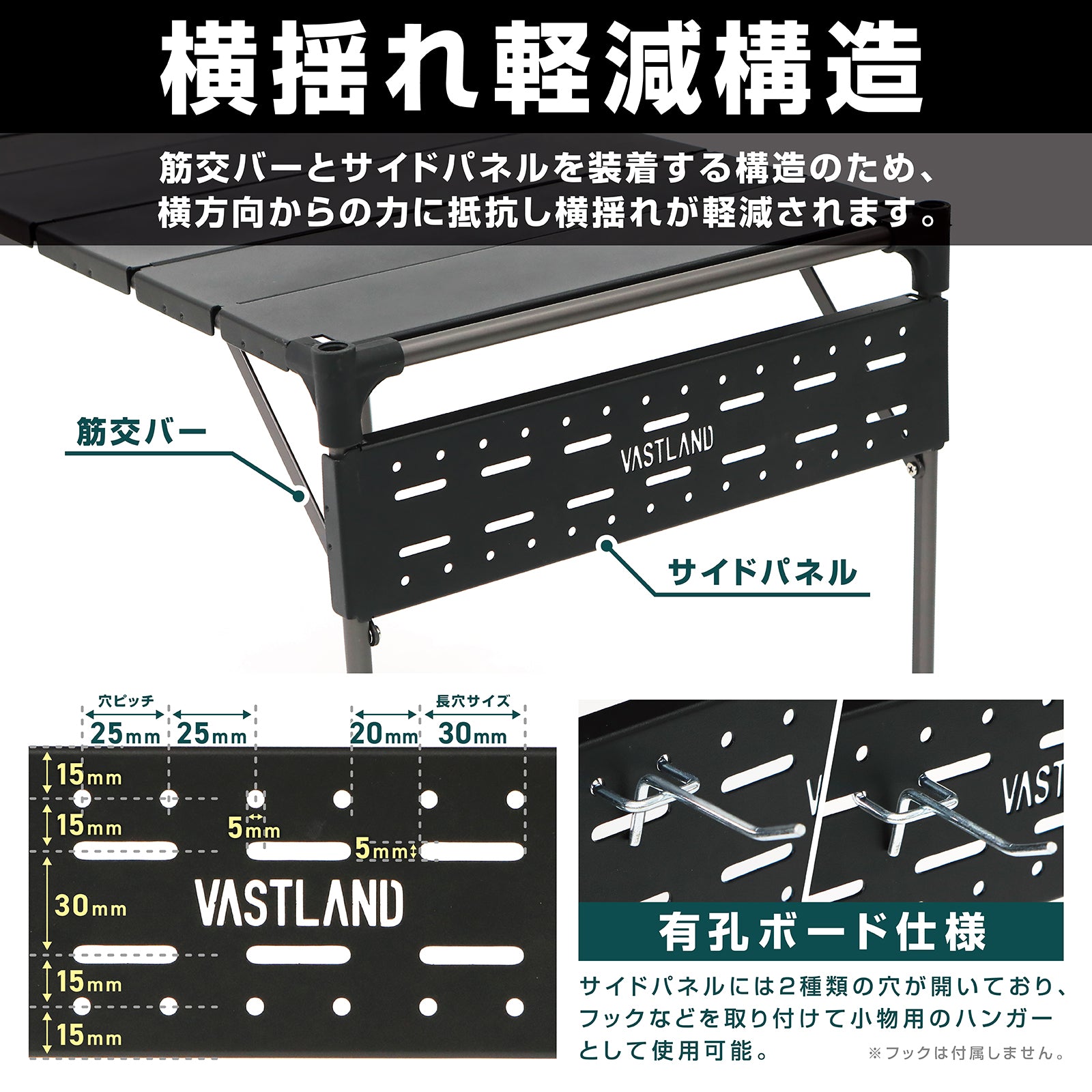 コンパクトアルミバーナーテーブル