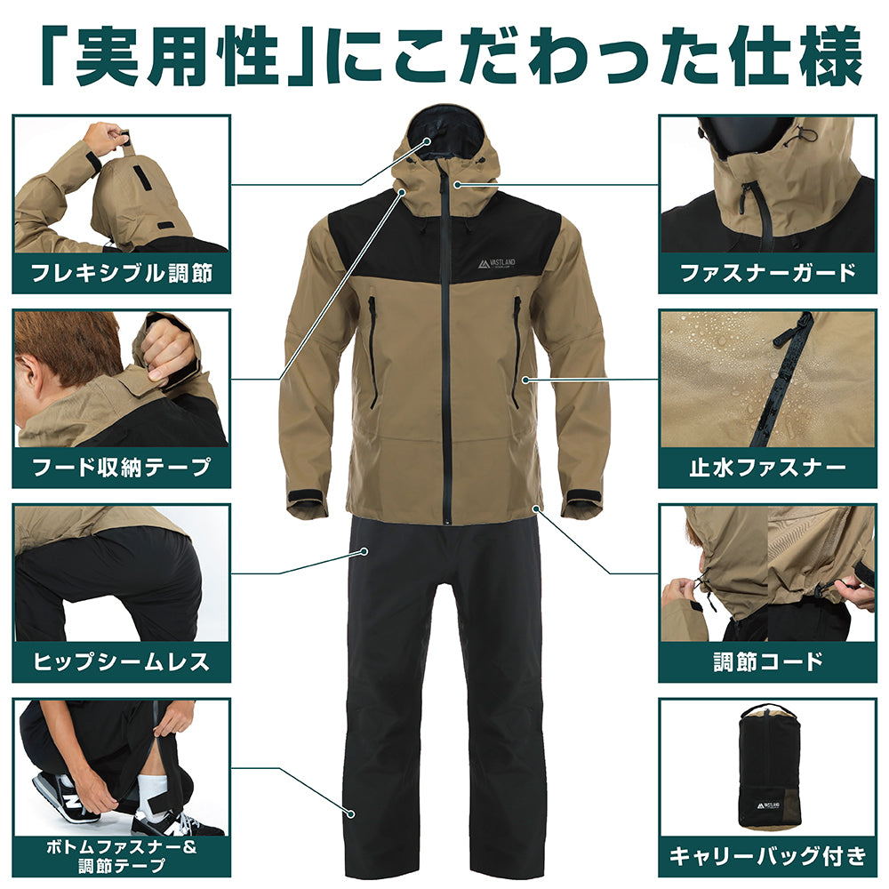 TRUSCO 高耐候・軽量ストレッチレインウェア ピンク M TRESWM-PK - 3