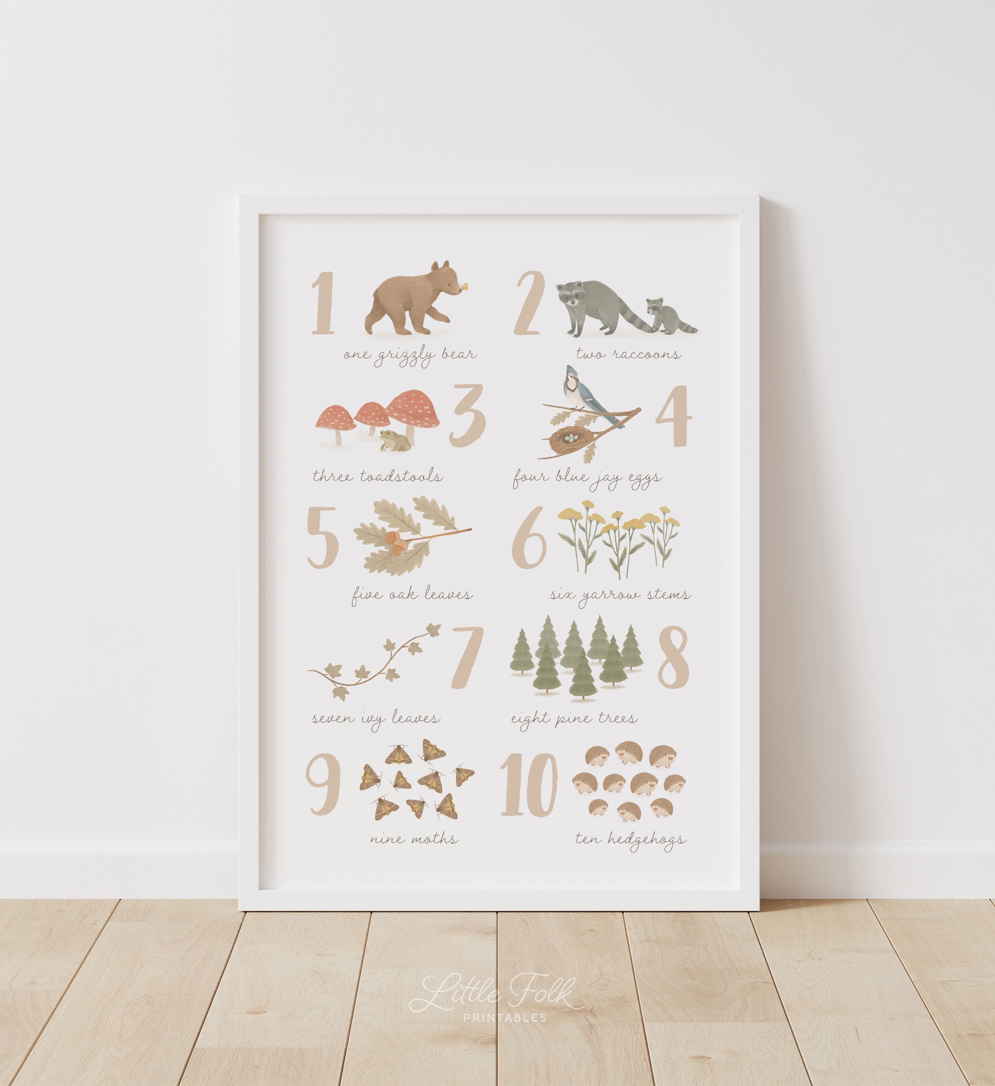 Animal Tracks Print No. 2 - Little Folk Printables
