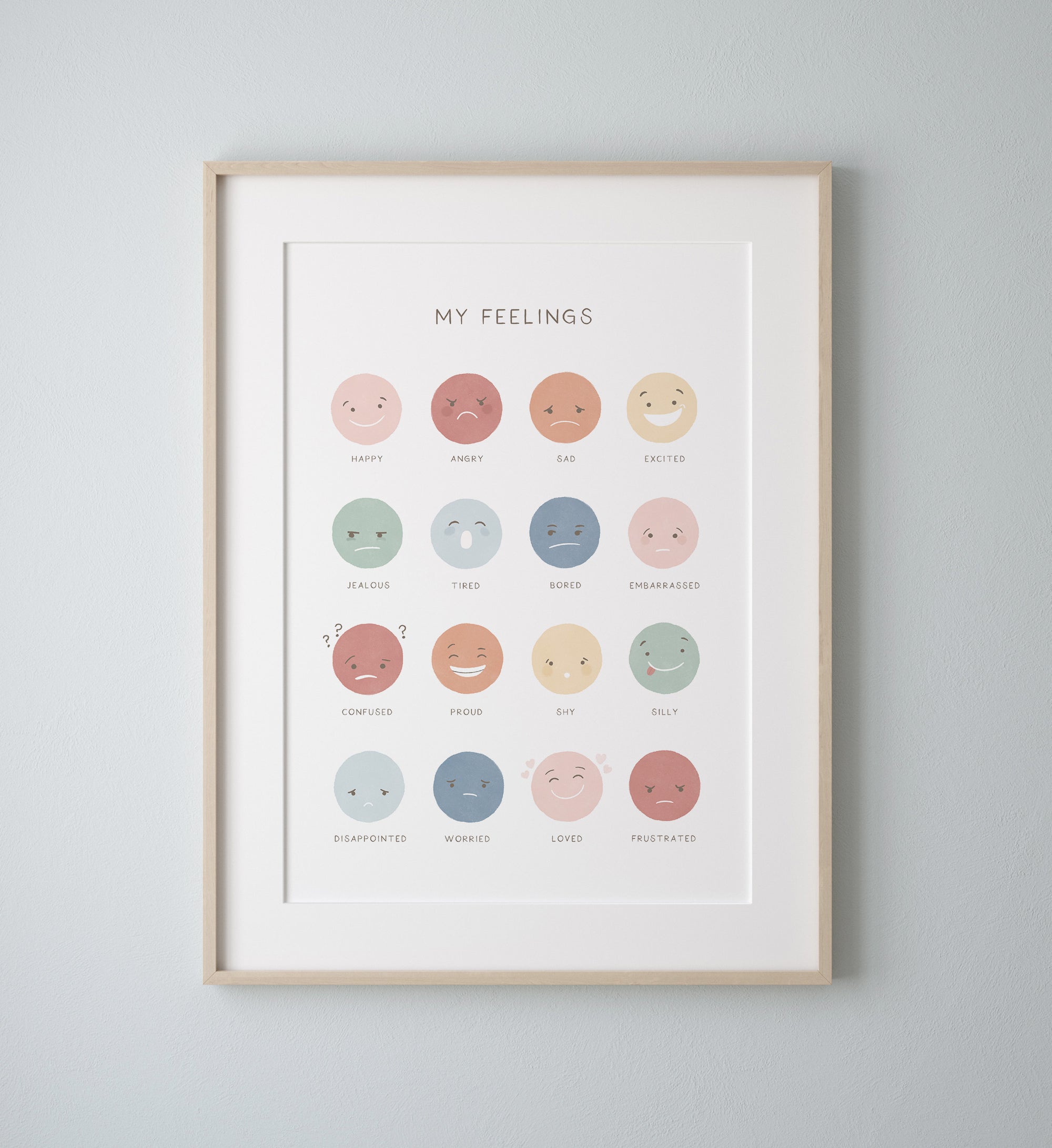 Feelings Print - MRCP - Little Folk Printables