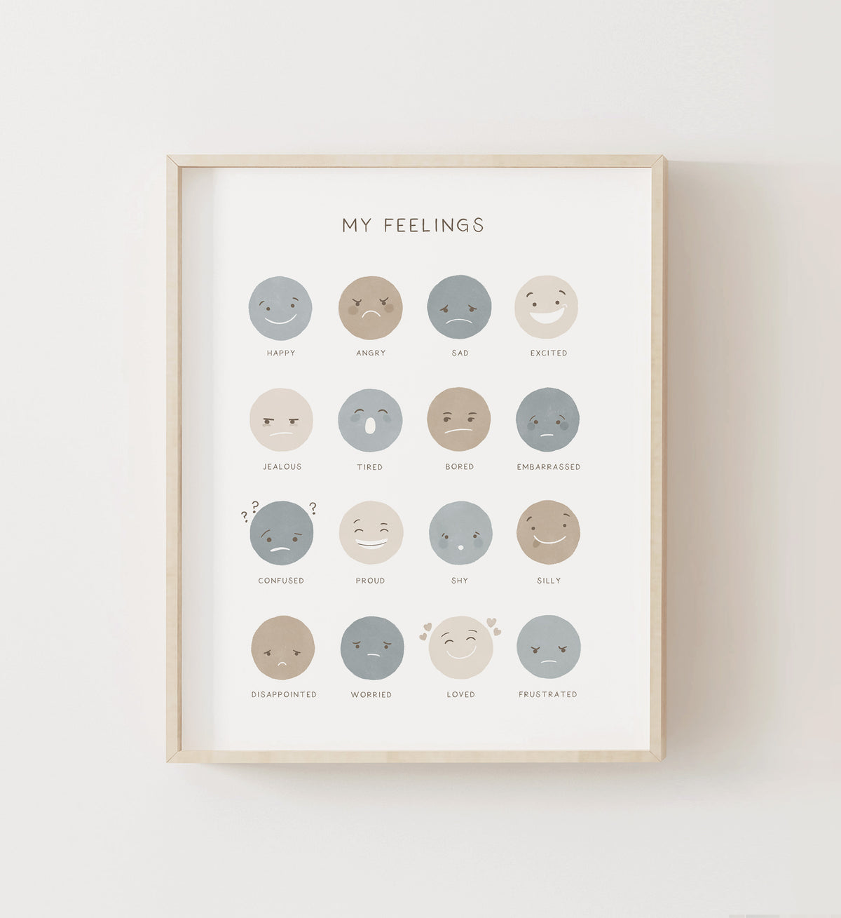 Feelings Print - BNCP - Little Folk Printables