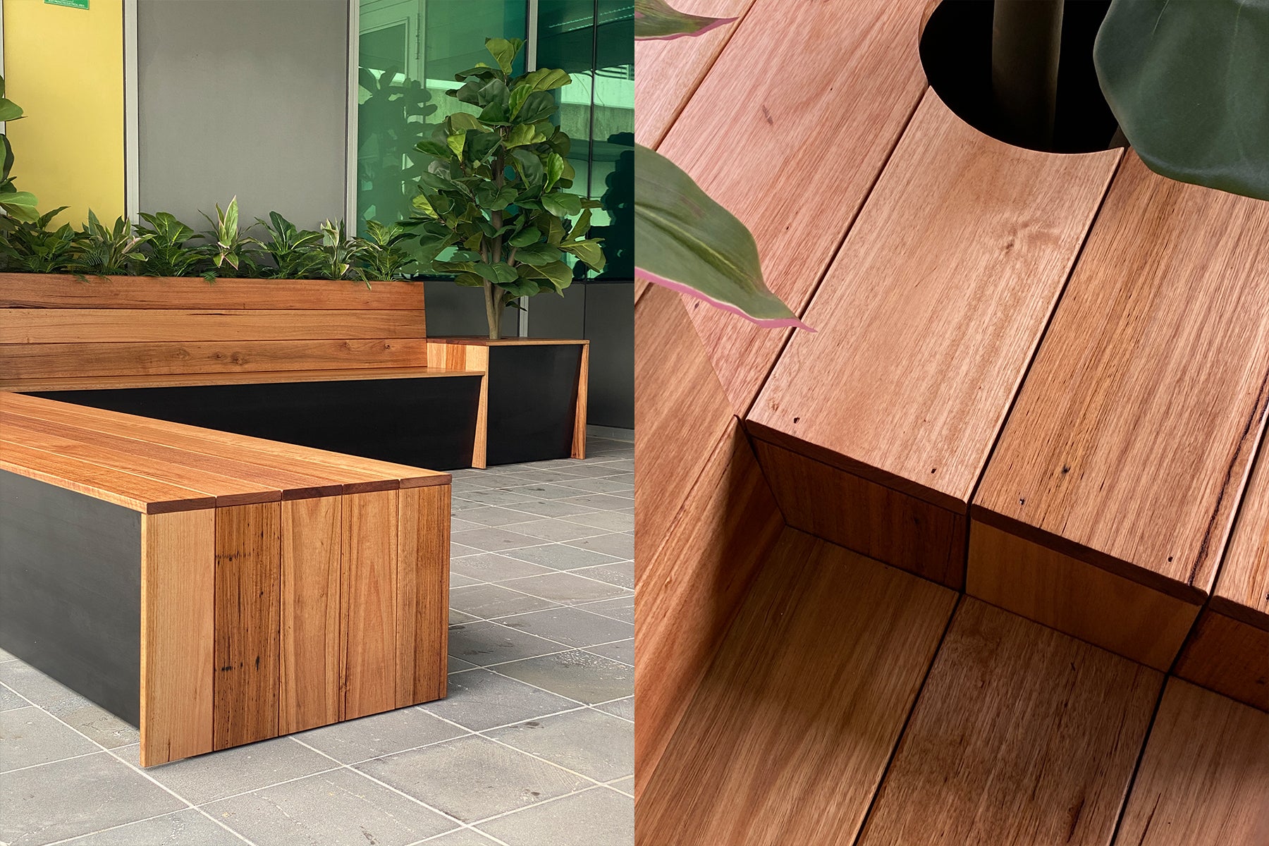 Timber Bench Seat Bloom Box Products Design