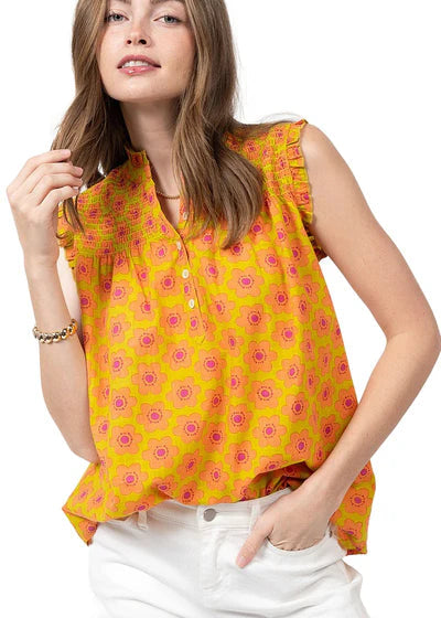 Ivy Jane Popping Flowers Top