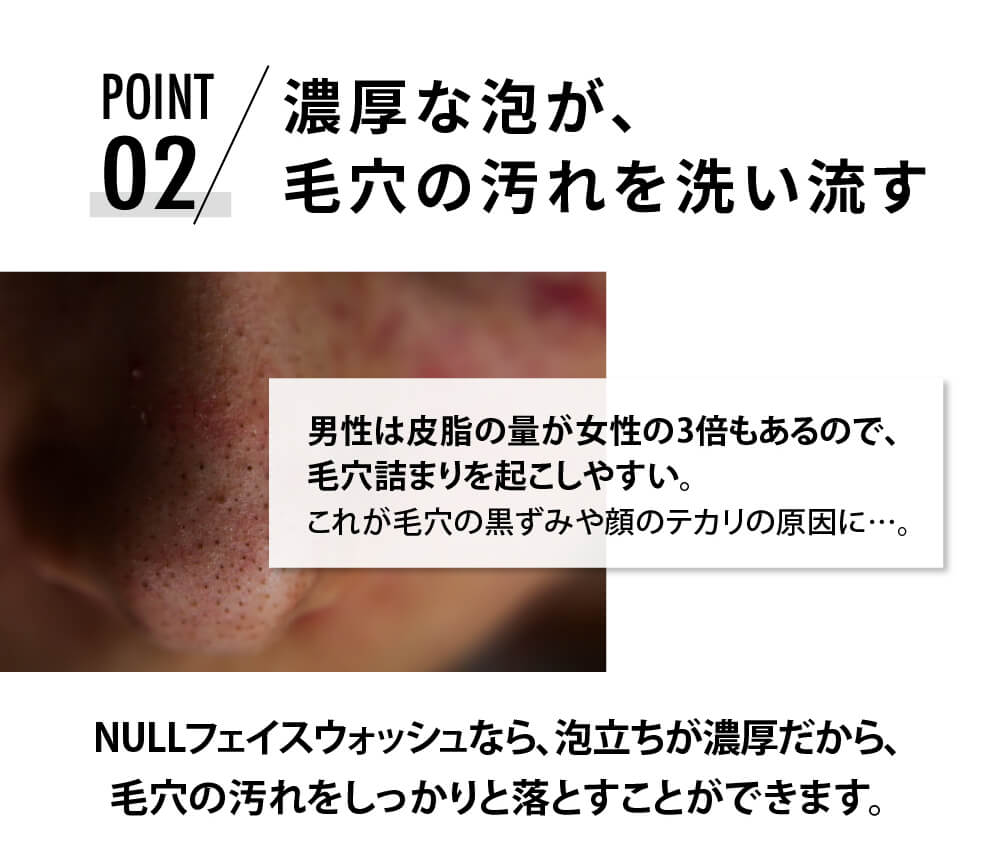 NULL 薬用アクネブロックフェイスウォッシュ – メンズコスメNULL公式ストア