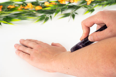 Healing Crystal Massage Wand How-To