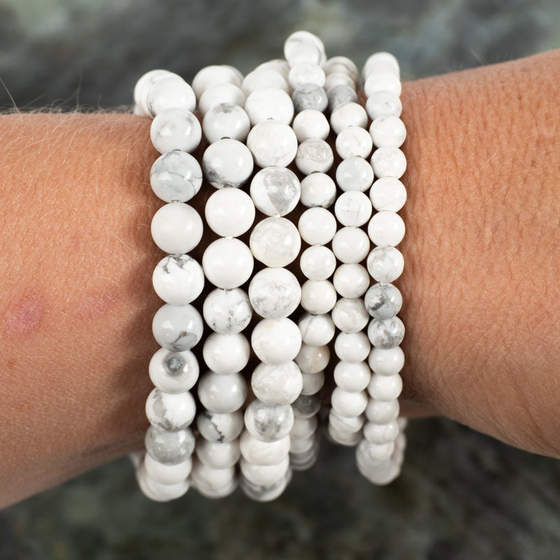 Labradorite gemstone stretch bracelet, silver spacer beads, transforma –  Sparkle Monster