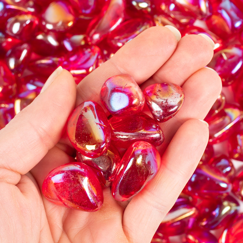 Polished Strawberry Quartz Healing Crystals