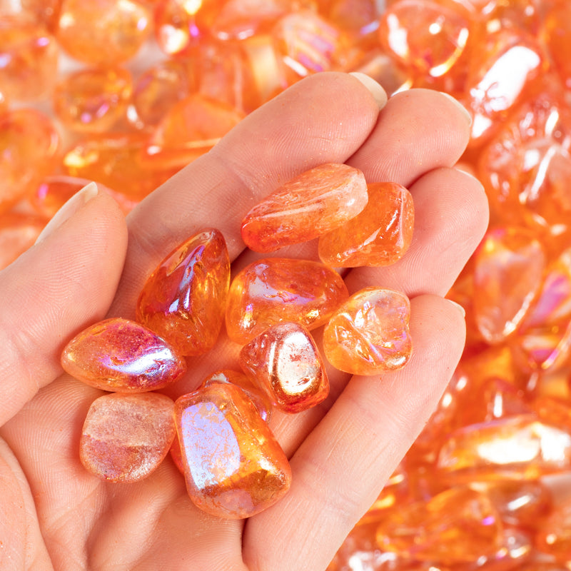 Polished Strawberry Quartz Healing Crystals