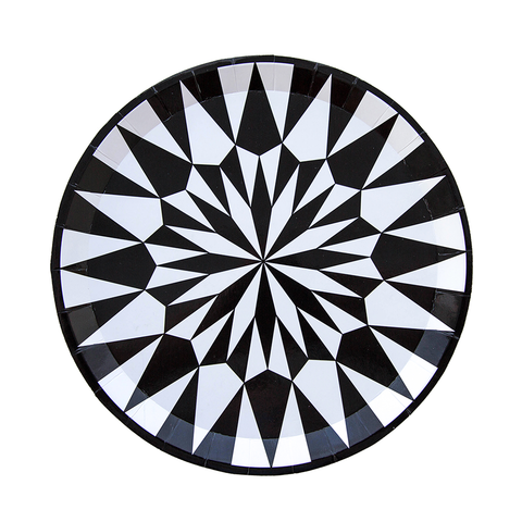 Kaleidoscope Plates - 2 Size Options - 8 Pk.