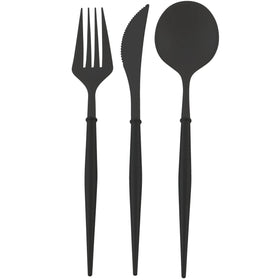 Bella Black Reusable Cutlery