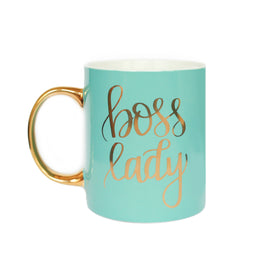 mint boss lady coffee mug